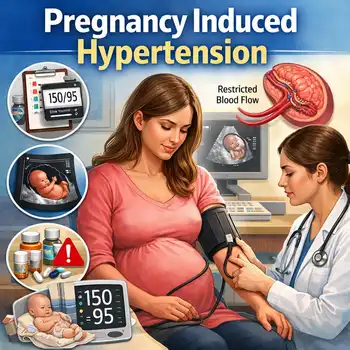 Pregnant woman receiving antenatal care consultation