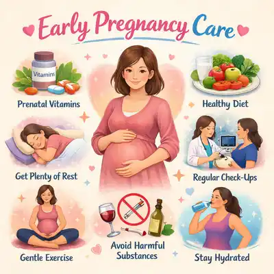 early pregnancy care tips including diet vitamins rest exercise and precautions by Dr Mamta Agrawal Delhi